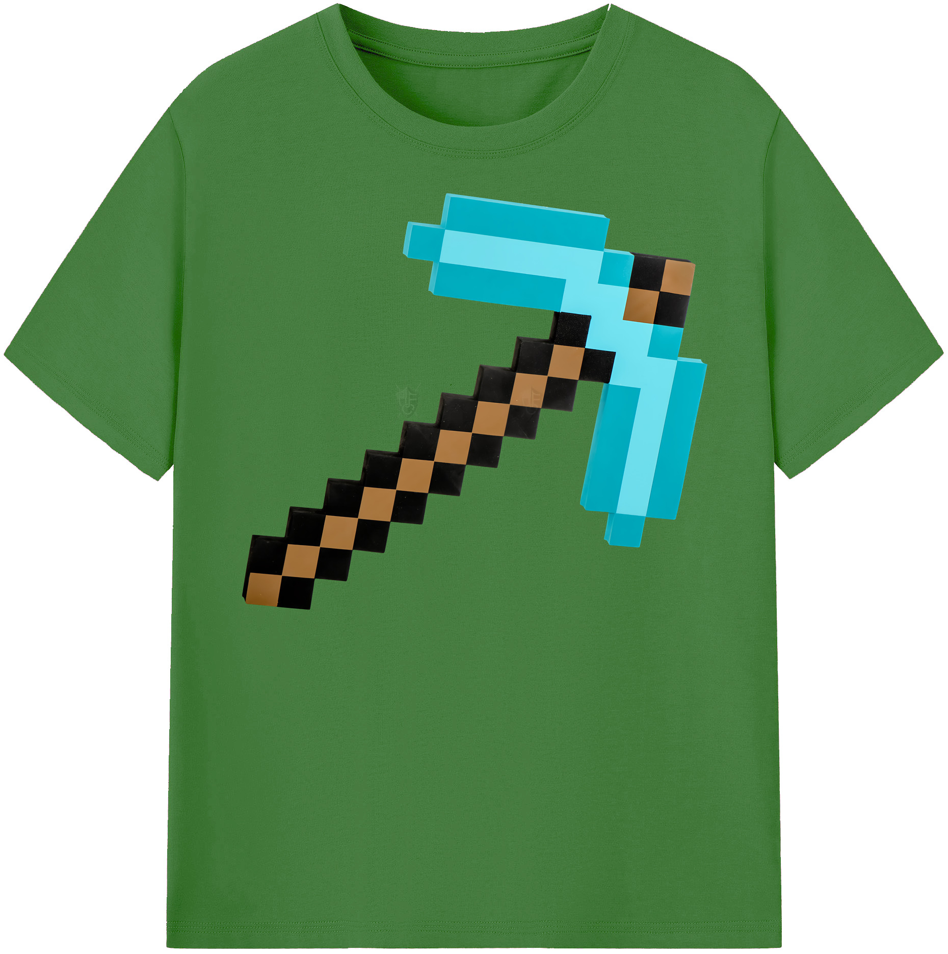 （画像用） マインクラフト ブロックの世界 Minecraft MC Block world レディースカジュアルプリントTシャツ（綿100％）